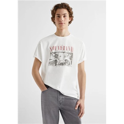 Camiseta algodón estampada -  Niño | MANGO OUTLET España