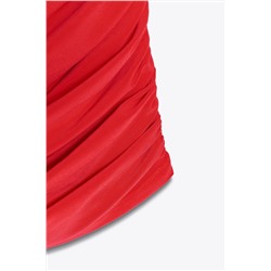 GATHERED SHORT DRESS