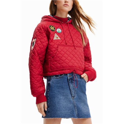 Sudadera padded con parches