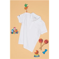 U.S. Polo Assn., Erkek Çocuk Beyaz Basic Tişört 50306495-VR013