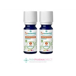 Puressentiel Huile Essentielle Menthe Poivrée BIO 2x10 mlLot  × 2