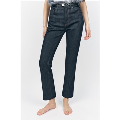 ZW COLLECTION HIGH-WAIST BOOTCUT CROPPED JEANS