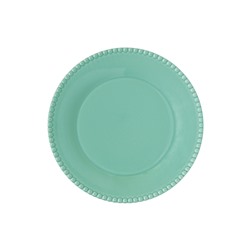 Тарелка обеденная, 26 см, фарфор P, зелено-голубая, Бусины, Tiffany, 62486
