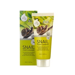 EKEL Foam Cleanser Snail Пенка для умывания с муцином улитки 100мл