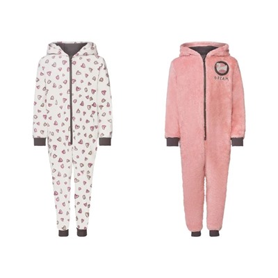PEPPERTS® Mädchen Overall, aus Teddyplüsch