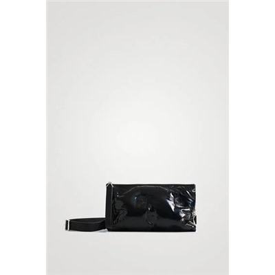 Bolso bandolera acolchado vinilo