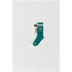KIDS/ PACK DOS CALCETINES BASEBALL