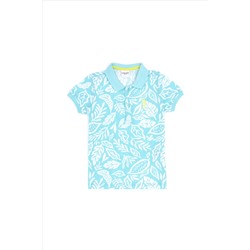 Erkek Çocuk Mint Polo Yaka Tişört