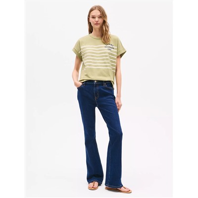 Hilfiger 1985 Logo Stripe T-Shirt