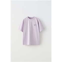 T-SHIRT WITH EMBROIDERED PATCH