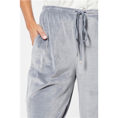 Pantalón de pijama de terciopelo - Gris