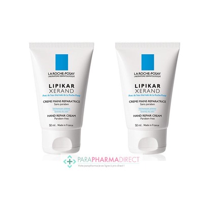 La Roche Posay Lipikar Xerand Crème Mains Réparatrice 2x50mlLot  × 2