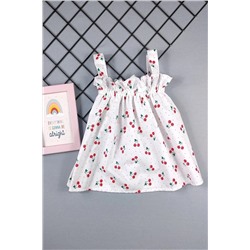 ADABEBEK Kız Bebek Kiraz Elbise ADA8726-3