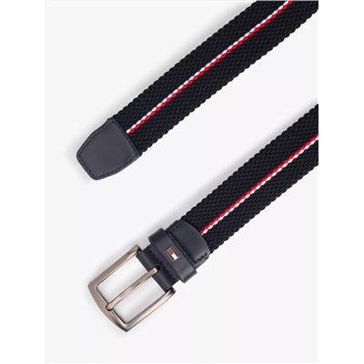 Signature Stripe Woven Elastic Belt