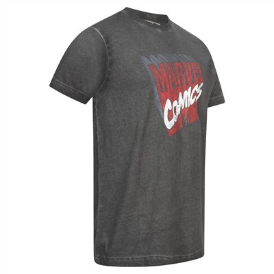 MARVEL Retro 3D Comics Herren T-Shirt FBMTS716VBL