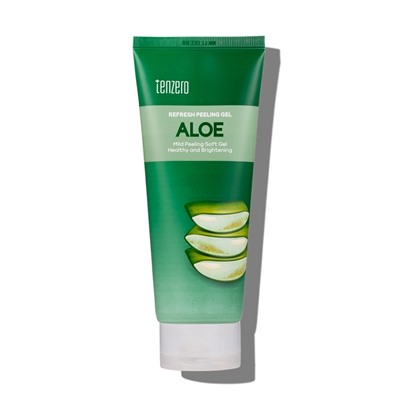 TENZERO REFRESH PEELING GEL ALOE Очищающий гель для лица с экстрактом алоэ 180мл