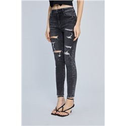 Vaquero skinny fit Negro