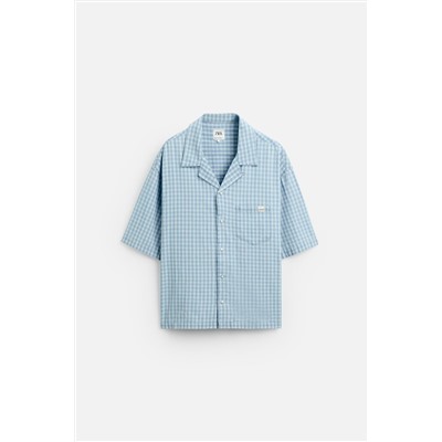 CAMISA DENIM CUADROS