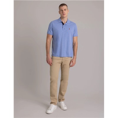 MULTI COLOR LOGO INTERLOCK POLO SHIRT