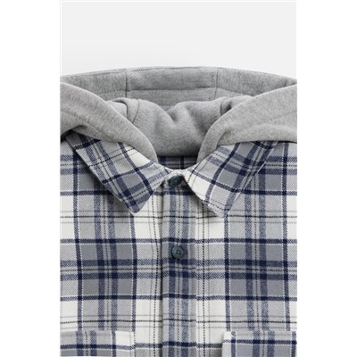 SOBRECAMISA CAPUCHA COMBINADA