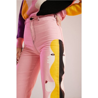 Pantalón culotte cropped