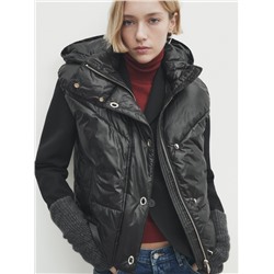 Chaleco acolchado botones snaps