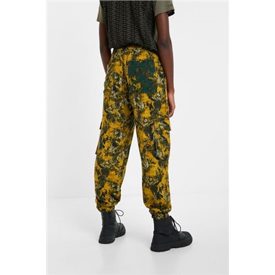 Pantalón cargo floral