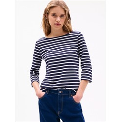 Stripe Boatneck T-Shirt