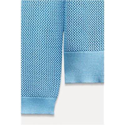 MESH KNIT SWEATER