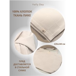 Плед-покрывало Молоко 220х240см в сумке