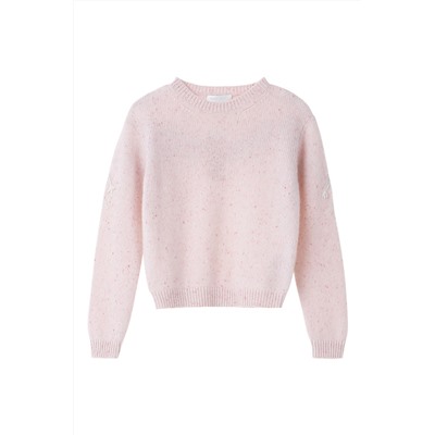Jersey de lana y cachemir Rosa