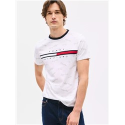 Signature Flag Stripe Logo T-Shirt