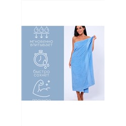 Полотенце банное махровое Софатекс 100х180 для ванны и душа НАТАЛИ #1019135