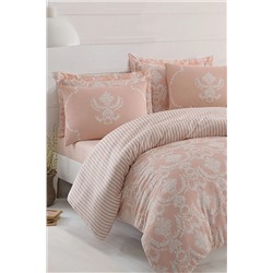 Ev & Ev Home Mature Nevresim Seti Çift Kişilik Pure Pudra Ep-020628