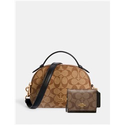 Serena Satchel & Small Trifold Wallet