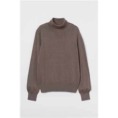 Feinstrick-Rollkragenpullover