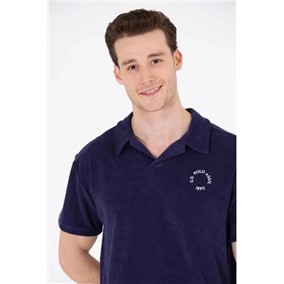 Erkek Lacivert Comfort Polo Yaka Tişört