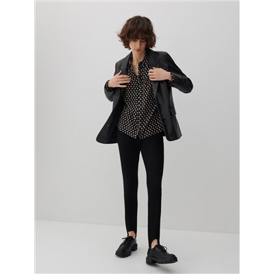 Gemusterte Bluse