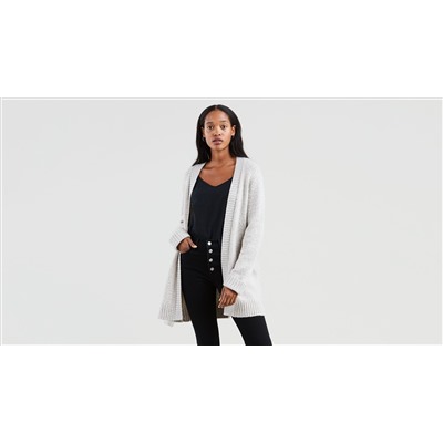 Wide Belted Cardigan Sweater