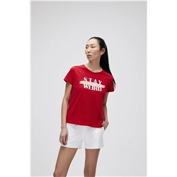 Bad Bear, 21.03.07.008-c54 Stay Weird Tee Kadın T-shirt