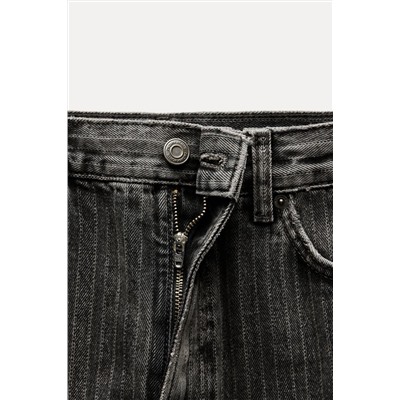 ZW COLLECTION STRAIGHT-LEG MID-RISE JEANS