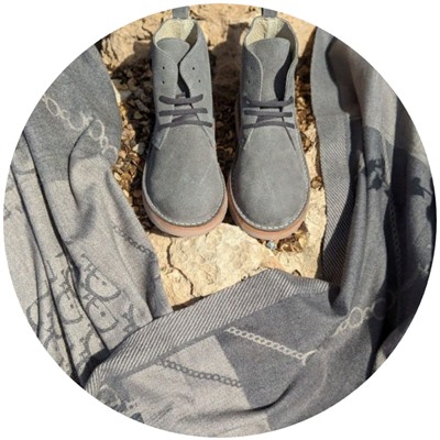 AB.Zapatos 1619/2 New · R · Gris+Двухсторонний палантин D.R (260) Gris АКЦИЯ