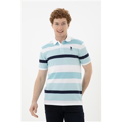 Erkek Regular Fit Polo Yaka Mint Tişört