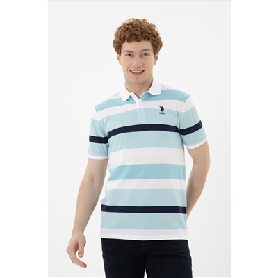 Erkek Regular Fit Polo Yaka Mint Tişört
