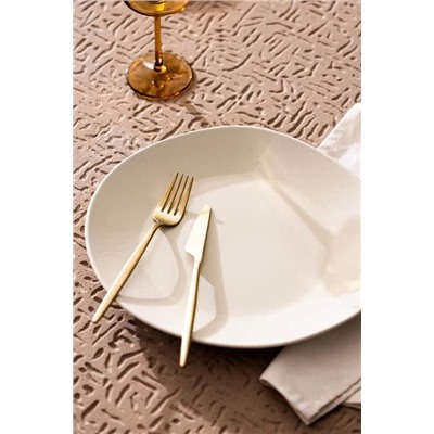Souci Servis Tabağı - Krem - 30 cm