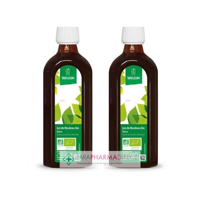 Weleda Jus de Bouleau BIO Détox 2x250mlLot  × 2