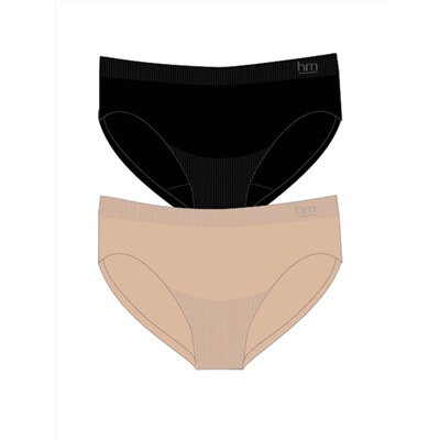 2-Pack My Necessity Seamless Brief Bikini Panties
