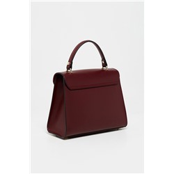 Bolso de piel Blu Burdeos