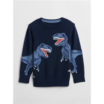 Graphic Crewneck Sweater
