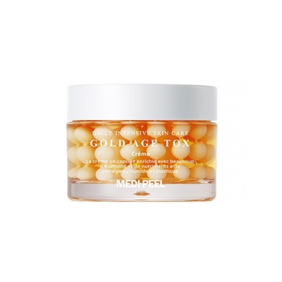 Gold Age Tox Cream, Антивозрастной капсульный крем с экстрактом золотого шелкопряда
